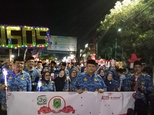 Dinas Sosial Kab. Kuningan Turut memeriakan acara Taptu 